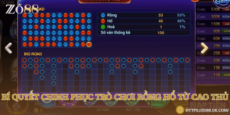 Mẹo đặt cược Rồng hổ được chia sẻ từ cao thủ