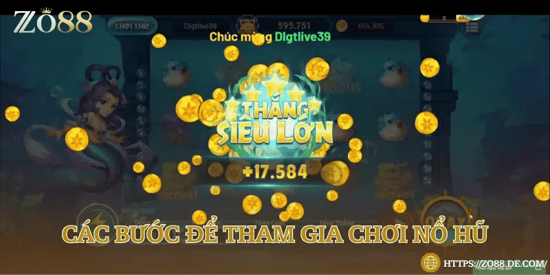 Cách tham gia chơi trên nhà cái Zo88 nhanh nhất