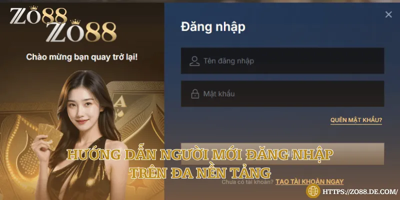 Hướng dẫn người mới đăng nhập trên đa nền tảng